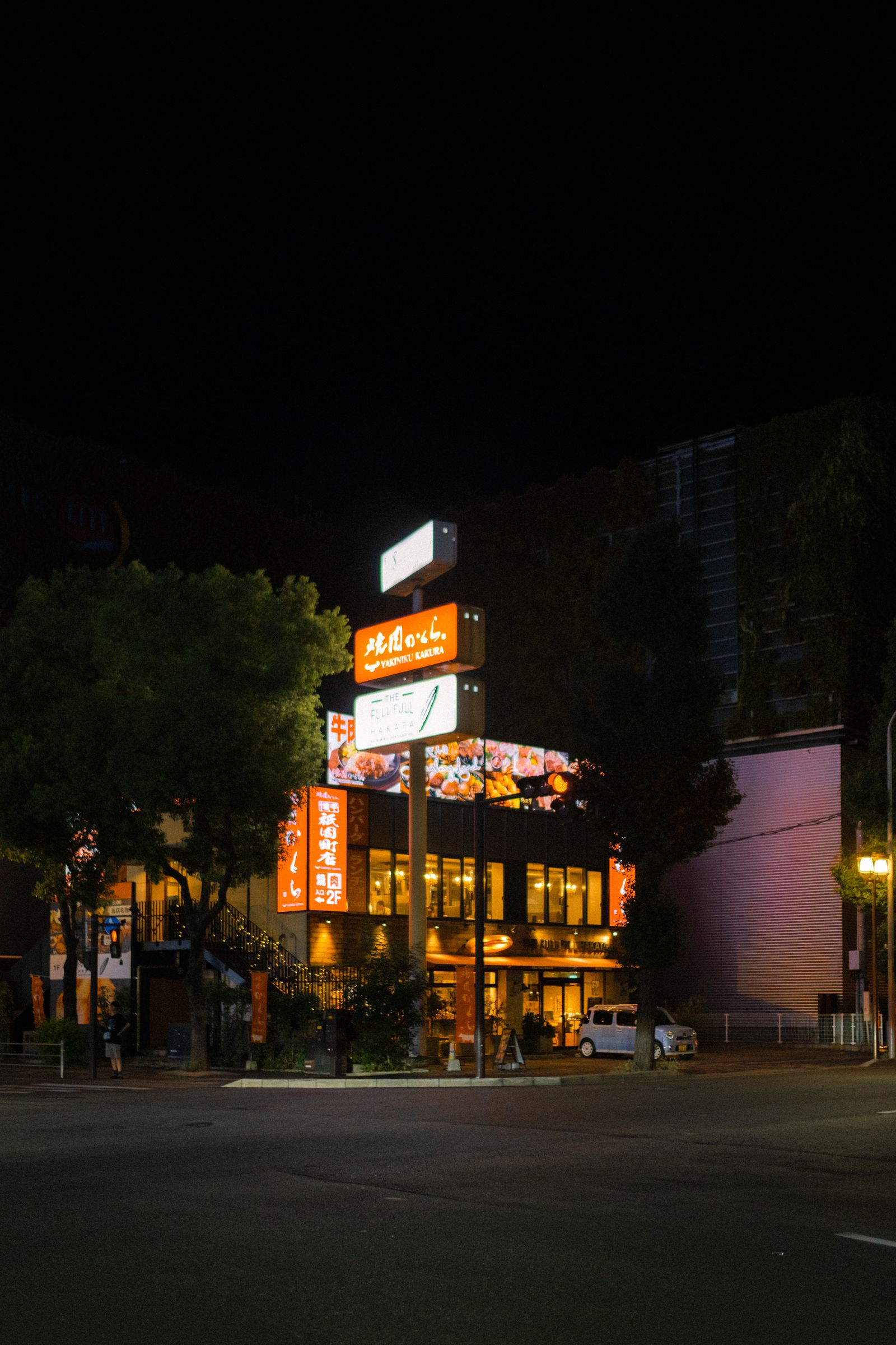 福岡・博多の飲食店街の夜